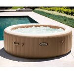 Intex Baignoire de massage à bulles ronde PureSpa 216x71cm 6 personnes