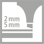 Filet de 5 Surligneurs NEON Tendance Pointe Biseautée 2- 5 mm x 10 STABILO