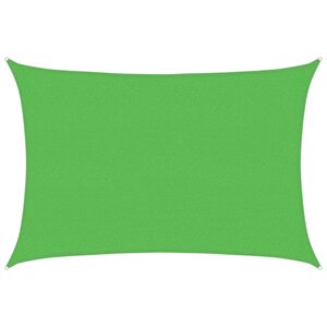 vidaXL Voile d'ombrage 160 g/m² Vert clair 2 5x4 m PEHD