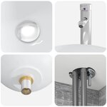 vidaXL Vanité de lavabo mural Sonoma gris 49 5 x 35 x 63 cm