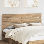 vidaXL Tête de lit Chêne artisanal 160 cm Bois d'ingénierie