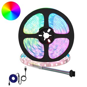 vidaXL Bande LED 12 Pièces Noir et Transparent 5500 mm