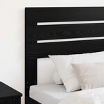 vidaXL Tête de lit Chêne noir 100 cm Bois d'ingénierie