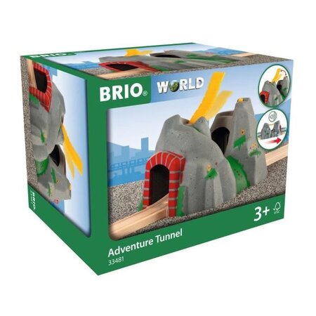 Brio World Tunnel d'Aventures - 4 sons - Accessoire pour circuit de train en bois - Ravensburger - Mixte des 3 ans - 33481