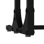 vidaXL Table basse gigogne 3 Pièces Chêne noir 50.5 x 35 x 53 cm