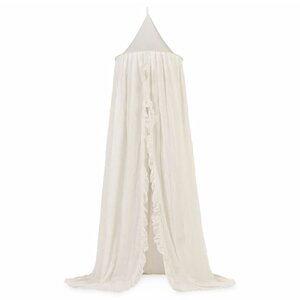 Jollein moustiquaire vintage 245 cm ivoire à volants