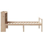 vidaXL Lit bibliothèque sans matelas 90x200 cm bois de pin massif