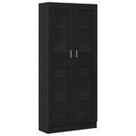 vidaXL Bibliothèque Chêne noir 82.5 x 30.5 x 185 cm Bois d'ingénierie