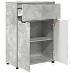 vidaXL Cabinet de salle de bain Gris béton 72 5 x 36 5 x 100 cm