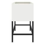 Cultivateur de Jardin surélevé vidaXL 60x26x45 cm Acier Blanc