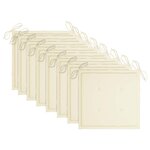 vidaXL Chaises pliables d'extérieur et coussins lot de 8 Bois d'acacia