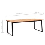 vidaXL Mobilier d'extérieur 9 Pièces Résine tressée et bois d'acacia Noir