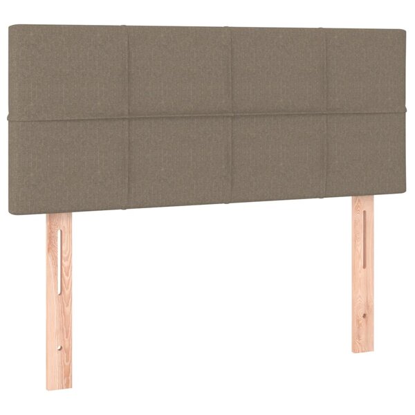 vidaXL Tête de lit Taupe 80x5x78/88 cm Tissu