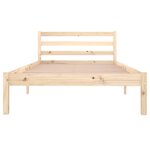 Vidaxl cadre de lit bois de pin massif 100x200 cm