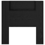 vidaXL Tête de lit Chêne noir 100 x 15 x 103 5 cm Bois d'ingénierie