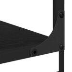 vidaXL Bibliothèque Chêne noir 81 x 36 x 176 cm Bois d'ingénierie