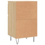 vidaXL Buffet chêne sonoma 40x35x70 cm bois d'ingénierie