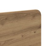 vidaXL Tête de lit Chêne artisanal 120 cm Bois d'ingénierie