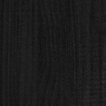 vidaXL Table de chevet Noir 35 5x33 5x41 5 cm Bois de pin massif