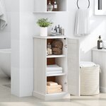 vidaXL Cabinet de salle de bain Blanc antique 37 x 34 x 80 cm