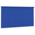 vidaXL Store roulant d'extérieur 400x230 cm Bleu PEHD