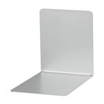 Lot de 2 Serre-livres métallique large 14 x 12 x 14 cm magnétique Argent MAUL