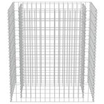 vidaXL Lit surélevé à gabion Acier galvanisé 90x50x100 cm