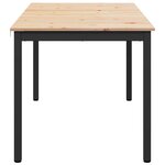 vidaXL Table de salle à manger / Table de repas Naturel