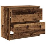 vidaXL Meuble TV vieux bois 60x35x54 cm bois d'ingénierie