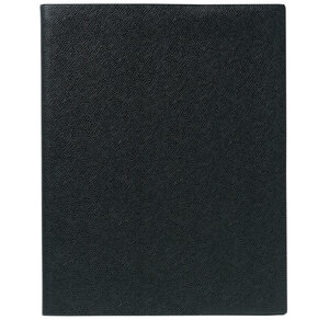 Agenda NOTE 29 Spirale + Répertoire Couv Plast Grainée noir 21 x 29 cm Quovadis
