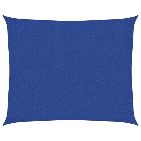 vidaXL Voile d'ombrage 160 g/m² Bleu 2 5x3 m PEHD