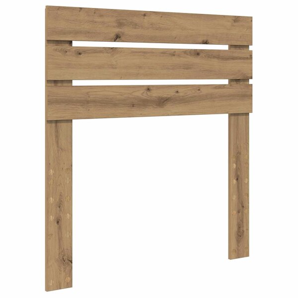 vidaXL Tête de lit Chêne artisanal 80 cm Bois d'ingénierie