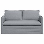 vidaXL Canapé Gris clair 156 x 82 x 85 cm tissu