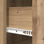 vidaXL Armoire à tiroirs Chêne artisanal 66 x 34 5 x 90 cm