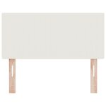 Tête de lit vidaXL Design Simple Crème 100 cm Tissu Côtelé