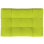 vidaXL Coussin de palette vert vif 120x80x12 cm tissu