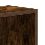 vidaXL Bibliothèque chêne fumé 31x24x52 cm bois d'ingénierie