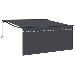 vidaXL Auvent Rétractable Anthracite 300 x 250 cm