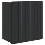 vidaXL Armoire Murale Noir 59 x 31 x 64 cm Bois d'ingénierie
