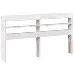 vidaXL Cadre de lit sans matelas blanc 160x200 cm bois de pin massif