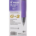 Stylo bille à encre gel G2 07 Pointe Moyenne Violet x 12 PILOT