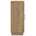 vidaXL Buffet Chêne artisanal 33 x 34 5 x 87 cm Bois d'ingénierie