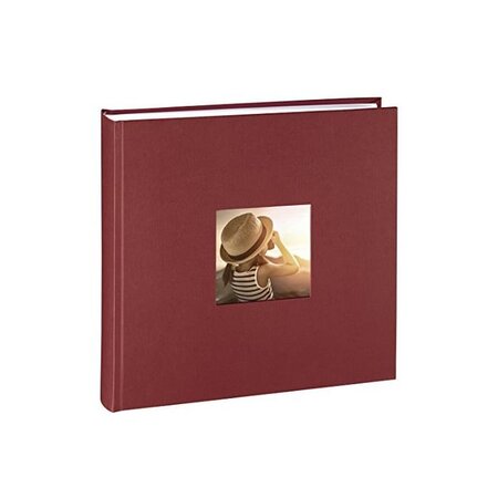 Album photo Jumbo 'Fine Art' 30 x 30 cm 100 pages blanches Bordeaux HAMA