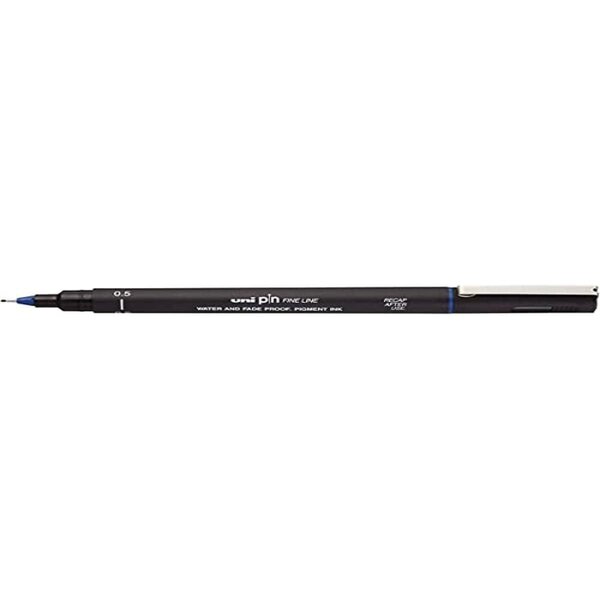 Feutre technique Pointe Fine PIN 05200 B 0 5mm Bleu UNI-BALL