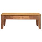 vidaXL Table basse Marron 110 x 55 x 40 cm Bois de mangue massif