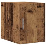 vidaXL Cabinet de rangement slim Bois ancien 30 x 42.5 x 225 cm