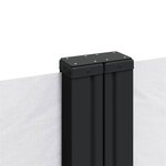 vidaXL Auvent latéral rétractable blanc 140x1000 cm