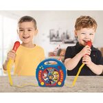 PAT' PATROUILLE Lecteur CD karaoké enfant avec 2 microphones LEXIBOOK