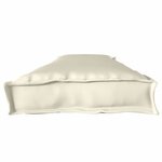 vidaXL Coussin de palette Crème 180 x 40 x 8 cm Tissu Oxford