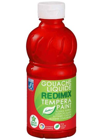 Gouache liquide 250 ml rouge primaire lefranc bourgeois